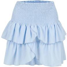 54 - Blå - Polyester Tøj Neo Noir Carin R Skirt - Light Blue