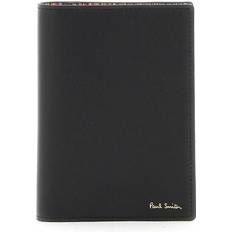 Pasetuier Paul Smith Black Signature Stripe Interior Passport Holder - 79 Blacks