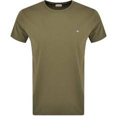 Gant One Size Tøj Gant Classic T-shirt in Regular Fit - Juniper Green