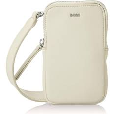 Hugo Boss Hvid Håndtasker Hugo Boss Smartphone-Tasche aus Kunstleder mit Logo-Schriftzug