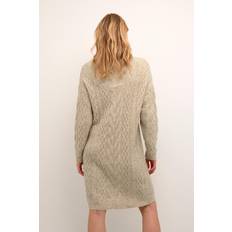 Cream Beige Sweatere Cream Kjole crCabin Knit Dress – Mollie Fit Natur