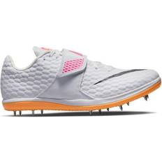 47 - Hvid - Unisex Løbesko Nike High Jump Elite - White/Hyper Pink/Laser Orange/Black