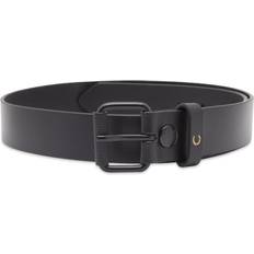 Fred Perry Herre Bælter Fred Perry Burnished Leather Belt Black black 32" Waist