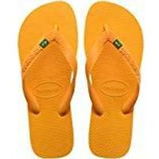 12 - Dame - Gul Hjemmesko & Sandaler Havaianas Slippers Orange Med Logo
