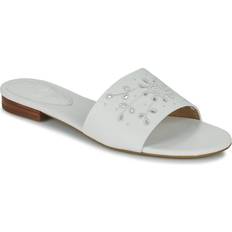 4,5 - Dame - Hvid Lave sko Lauren Ralph Lauren Mules Casual Shoes ANDEE-SANDALS-FLAT SANDAL women