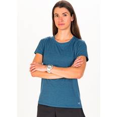 Arc'teryx Dame T-shirts & Toppe Arc'teryx Taema Crew Short Sleeve Serene Heather Women's Clothing Blue
