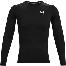 Svedundertøj Under Armour Men's Heatgear Long Sleeve Top - Black/White