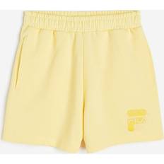 Bomuld - Dame - Gul Shorts Fila BALVE high waist sweat pants Shorts Damer lys gul