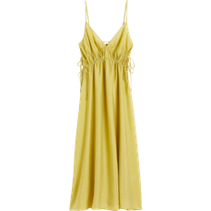 H&M Gul Tøj H&M Drawstring Detail Dress - Yellow Green