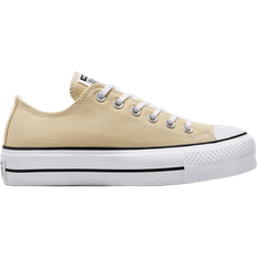 Converse 12 - Dame - Gul Sneakers Converse Chuck Taylor All Star Lift Platform Seasonal Color W - Oat Milk/White/Black