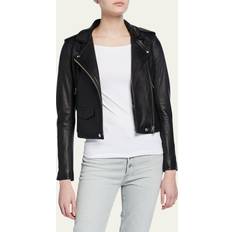 IRO Overtøj IRO Ashville leather jacket black