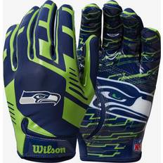 Handsker Wilson NFL Stretch Fit Seattle Seahawks - Green/Blue