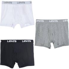 Levi's Bomuld Boxershorts Levi's Boy's Boxer Briefs 3-pack - White/White (864260006)