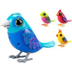 Silverlit Tøjdyr Silverlit DIGIBIRDS 88600 Single Pack by, interaktiver Vogel, pfeift und singt, reagiert auf Berührung und Stimme, Kinderspielzeug, zufälliges Muster, ab 5 Jahren