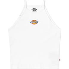 Dickies Toppe Dickies Chain Lake Cropped Tank Top - White