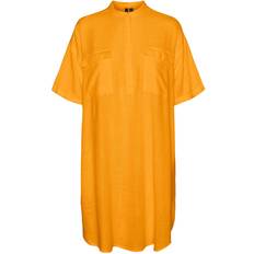 Orange Kjoler Vero Moda Line Tunika, Radiant Yellow