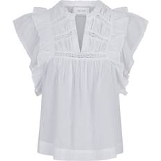 Halterneck - Lange kjoler - S Tøj Neo Noir Jayla S Voile Top - White