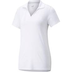 V-udskæring - XXL Polotrøjer Puma Cloudspun Coast Polo Shirt - White