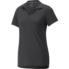 V-udskæring - XXL Polotrøjer Puma Cloudspun Coast Polo Shirt - Black Heather