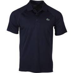Lacoste Elastan/Lycra/Spandex Tøj Lacoste Men's SPORT Breathable Abrasion-Resistant Interlock Polo Shirt - Navy Blue