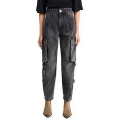 Isabel Marant Sort Bukser & Shorts Isabel Marant Black Elore Jeans 02FK FADED BLACK FR