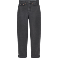 H&M Løs Bukser & Shorts H&M Mom High Ankle Jeans - Dark Gray
