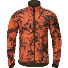 Herre - Orange Overtøj Härkila Wildboar Pro Reversible Fleece Jacket - Willow Green/Axis MSP Wildboar Orange
