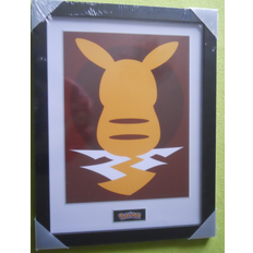 Pokémon Pikachu Silhouette Print Framed Art