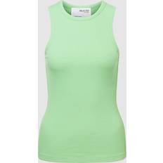 Selected Dame Toppe Selected Fanna Tank Top, Absinthe Green