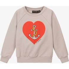 Mini Rodini 134 Sweatshirts Mini Rodini Sailors Heart Sweatshirt Grey -104/110