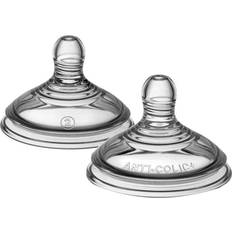 Tommee Tippee Sutteflasketilbehør Tommee Tippee Advanced Anti-Colic System Teats Medium Flow 3m+ 2-pack
