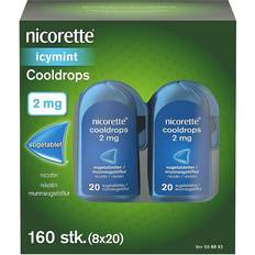 Nicorette Nikotin Håndkøbsmedicin Nicorette Icymint 2mg 160 stk Sugetablet
