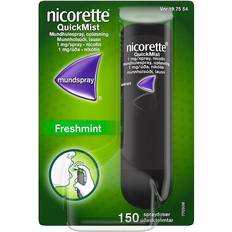 Nicorette Nikotin Håndkøbsmedicin Nicorette Quickmist Freshmint1mg 1 stk 150 doser Mundspray
