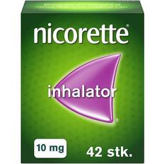 Nikotin Håndkøbsmedicin Nicorette Nicotine 10mg 42 stk Inhalator