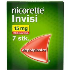 Nikotinplaster Håndkøbsmedicin Nicorette Invisi 15mg 7 stk Plaster