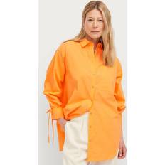 Second Female Dame - Orange Overdele Second Female Skjorte Alulin Oversize Shirt Orange
