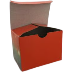 Rød Kartoner & Bølgepapkasser Dresselhaus Folding Box 3 90x60x65mm