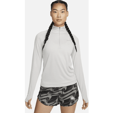 Nike Dame - Grå T-shirts Nike Dri-FIT Pacer HZ, træningstrøje, dame
