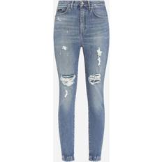 48 - Dame - Elastan/Lycra/Spandex - XXL Jeans Dolce & Gabbana Distressed Jean