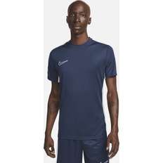 Nike Bomuld - Herre T-shirts Nike Trænings T-Shirt Dri-FIT Academy 23 Navy/Hvid/Hvid