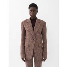 Chloé Uld Overdele Chloé Tailored jacket Multicolor 100% Wool, Horn Bubalus Bubalis, Farmed, COO India