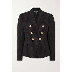 Balmain Sort Blazere Balmain Classic button jacket black