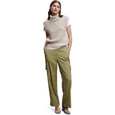 Mango Dame - Grøn Bukser & Shorts Mango Women's Pocket Pants Green Green
