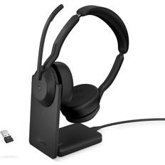 On-Ear - USB Høretelefoner Jabra Evolve2 55 USB-A MS Stereo with Charging Stand