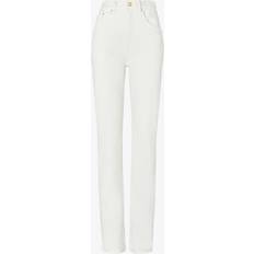 Tory Burch Dame Bukser & Shorts Tory Burch Mid-rise straight jeans white