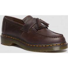 39 - 6,5 - Herre Loafers Dr. Martens Men's Adrian Crazy Horse Leather Tassel Loafers in Brown