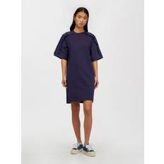 See by Chloé Dame Tøj See by Chloé Embellished dress Blue 100% Cotton