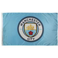 Premiership Soccer Manchester City Crest Flag