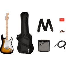 Fender stratocaster Squier By Fender Sonic Stratocaster El-guitar Startpakke Sunburst