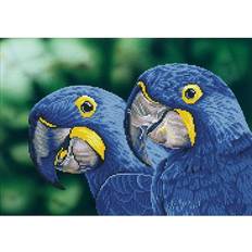 Diamond Dotz painting kit: blue hyacinth macaws